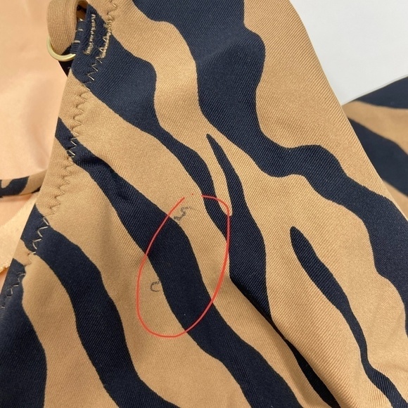 J CREW | Zebra Print Swimsuit NWT Size 0 - Picture 10 of 10